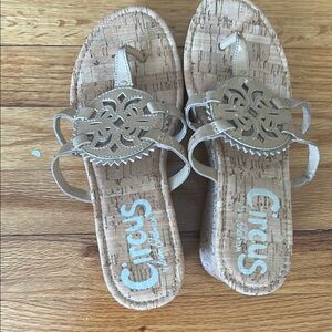 Circus by Sam Edelman Tan Casual Sandals- size 8